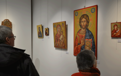 Vernissage de l’exposition “L’icône bulgare” dans la propriété « Caillebotte », Yerres (91)